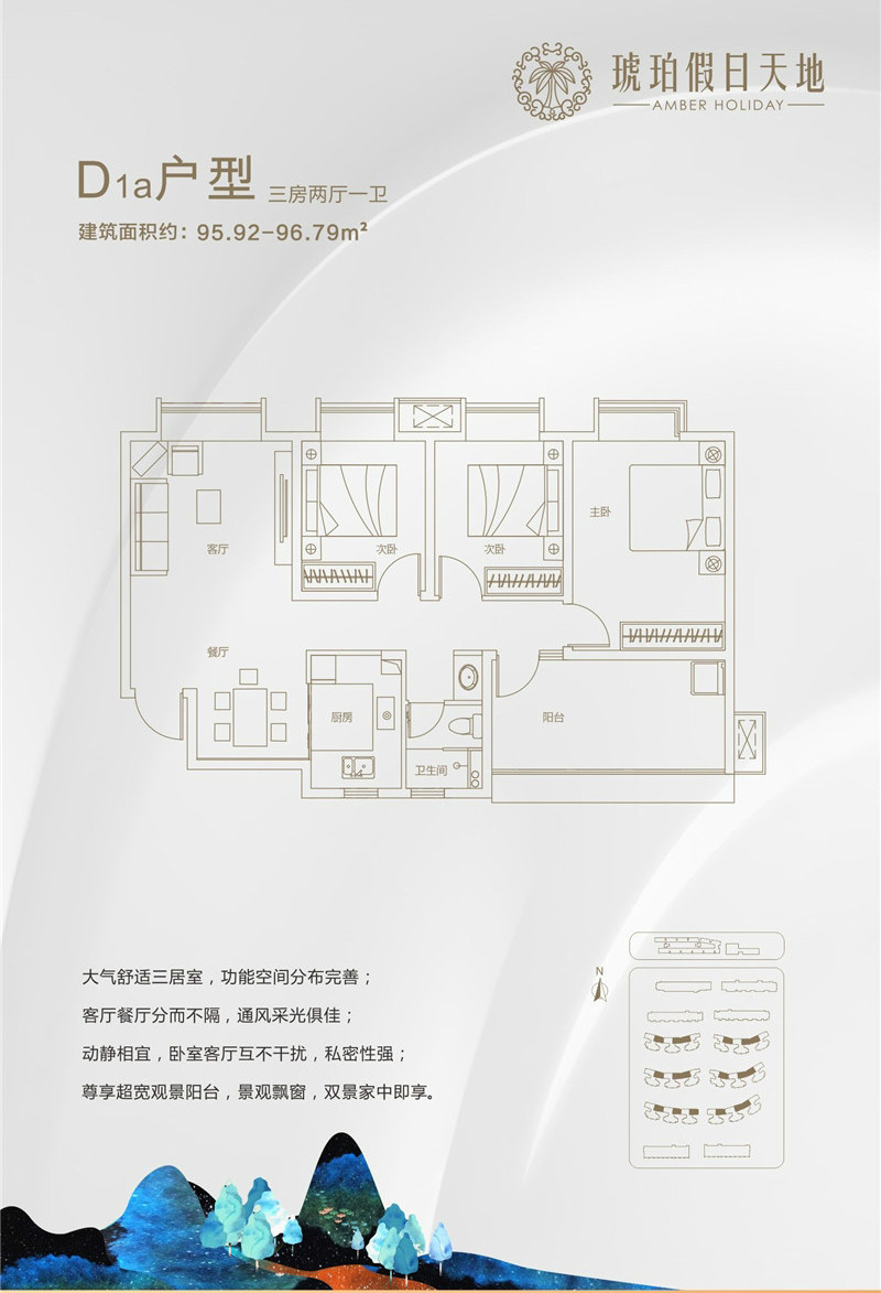 琥珀假日天地琥珀假日天地 D1a戶型