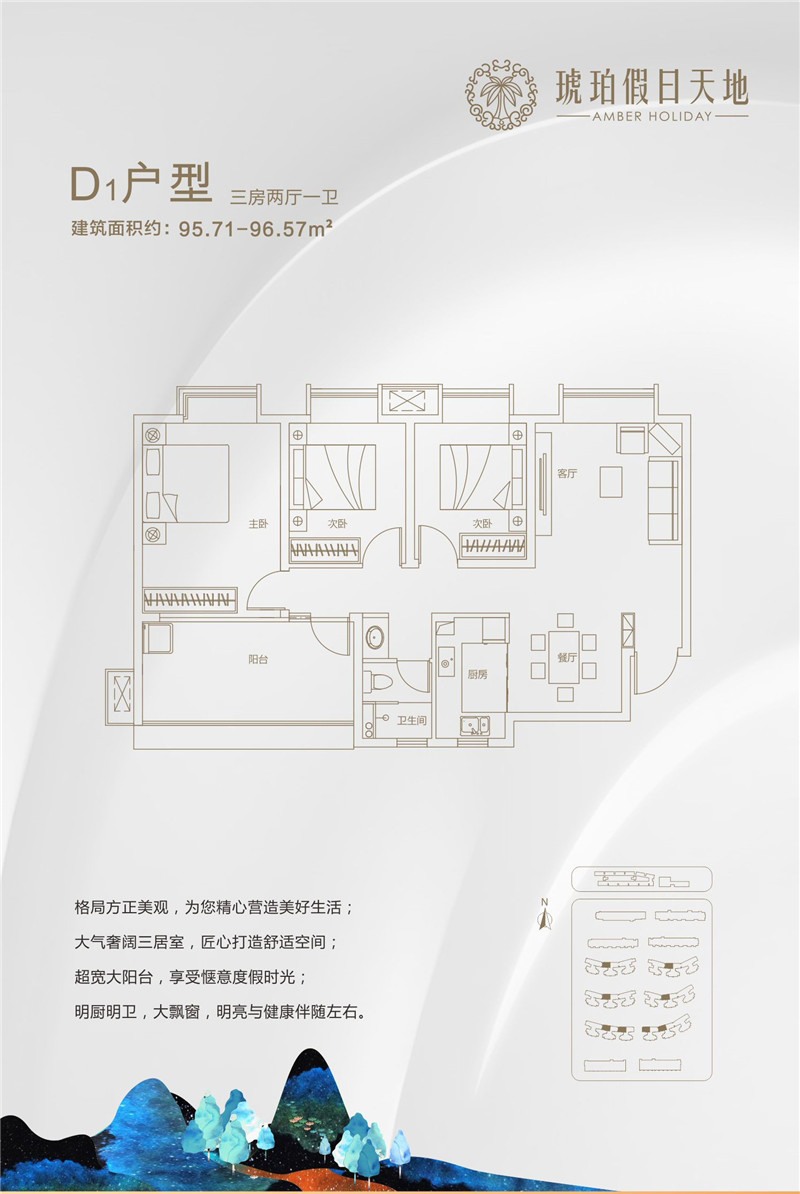 琥珀假日天地琥珀假日天地 D1戶型