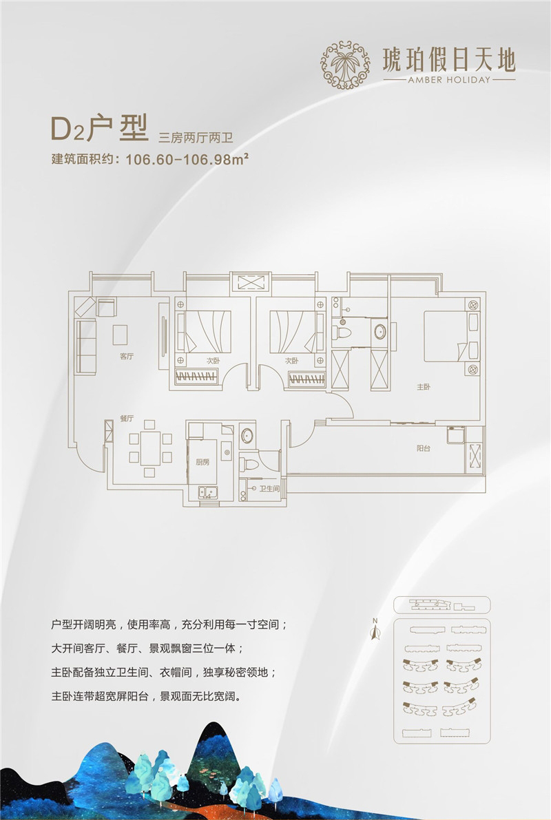 琥珀假日天地琥珀假日天地 D2戶型