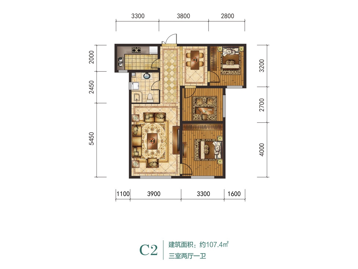 金茂綠谷春天 C2戶型