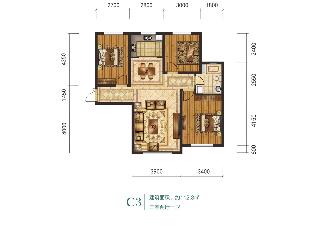 金茂綠谷春天 C3戶型