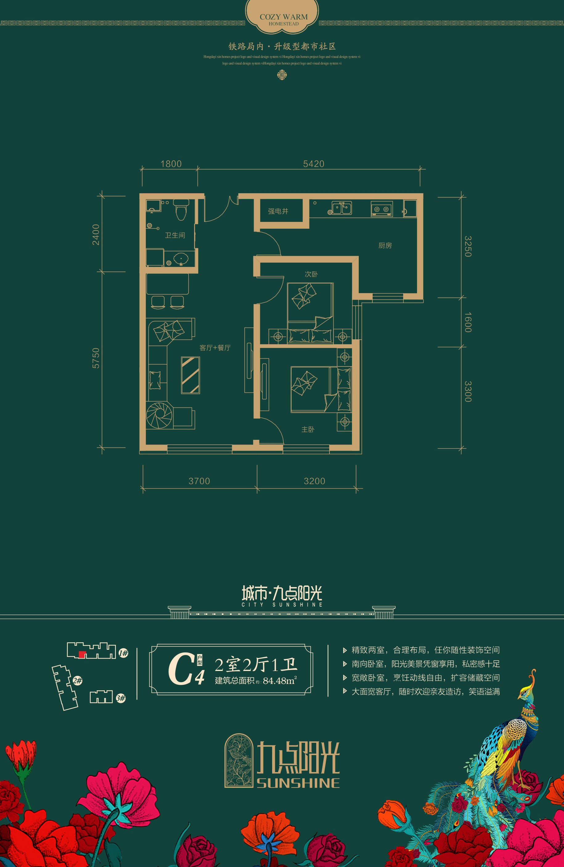 城市九點(diǎn)陽光城市九點(diǎn)陽光 C4戶型