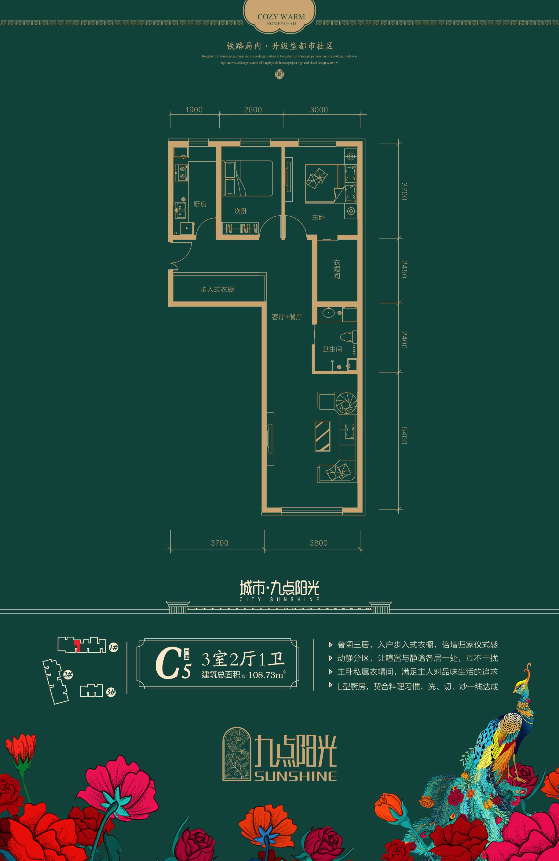 城市九點(diǎn)陽光城市九點(diǎn)陽光 C5戶型