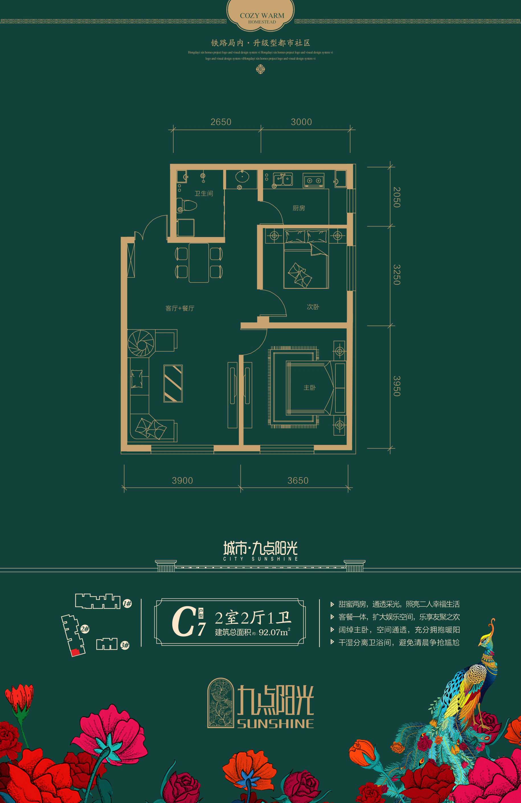 城市九點(diǎn)陽光城市九點(diǎn)陽光 C7戶型