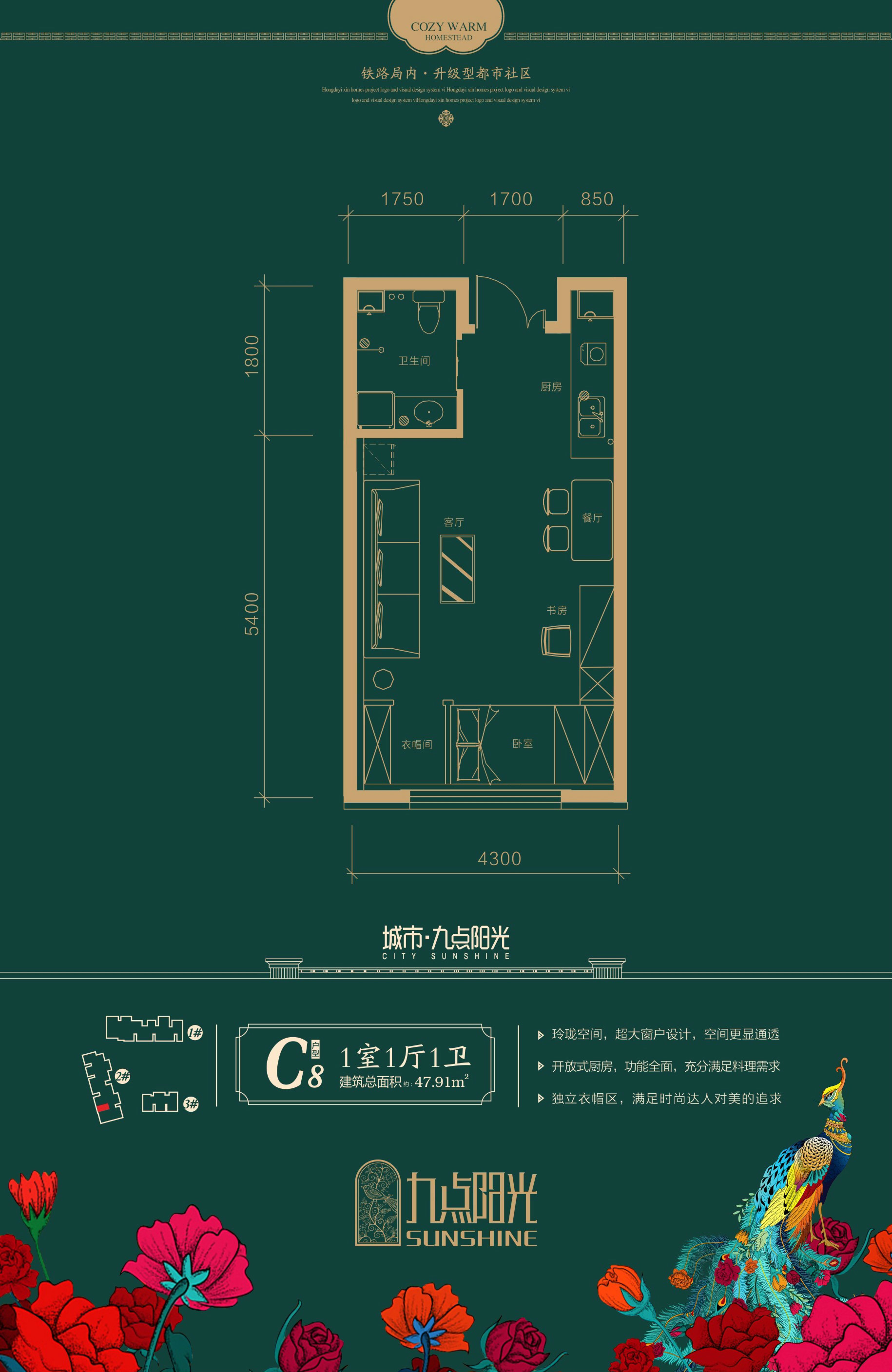 城市九點(diǎn)陽光城市九點(diǎn)陽光 C8戶型