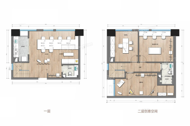 北辰府LOFT63㎡戶型