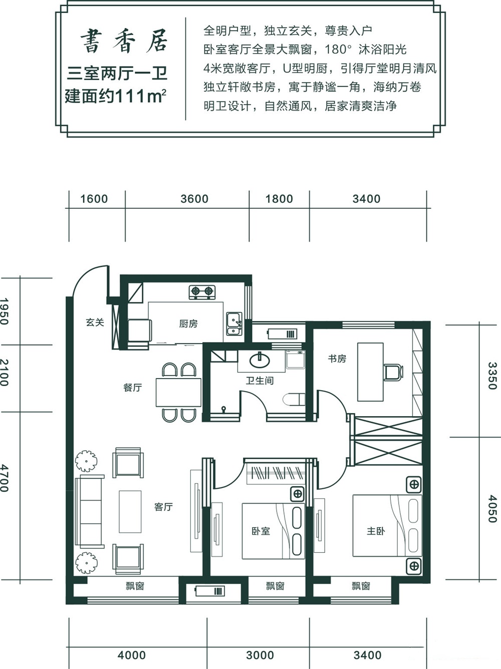 中天翰林誠品書香居戶型