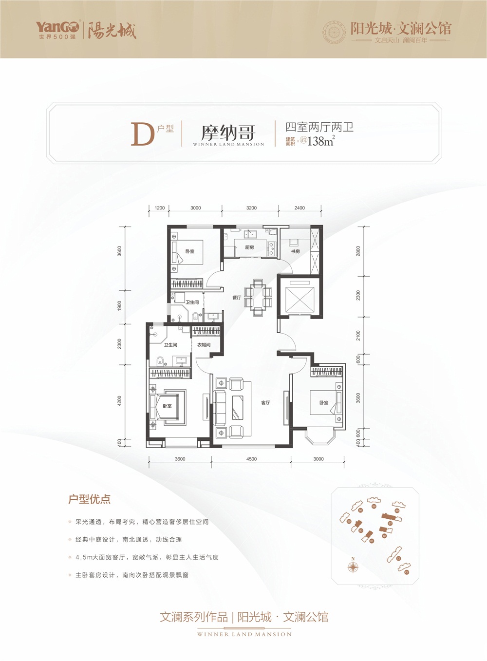 陽光城·文瀾公館陽光城·文瀾公館 D戶型摩納哥