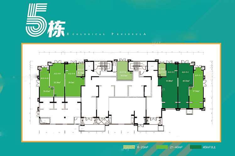 俊發(fā)灣流海A12地塊5棟8-73㎡商鋪平層戶型 開間 271.67㎡