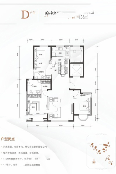 陽光城·文瀾公館【摩洛哥】138㎡四室兩廳兩衛(wèi) 144.9萬元-套