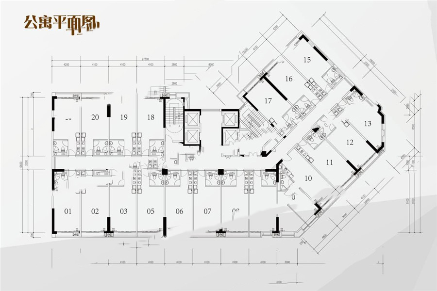 香悅四季42-52㎡ 1室1廳1衛(wèi)1廚 42㎡ 23.94萬(wàn)元-套