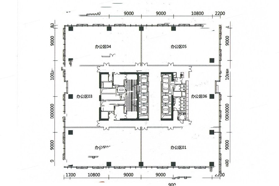 財富匯中區(qū)21-31層 6室--廳--衛(wèi)--廚 1835.95㎡