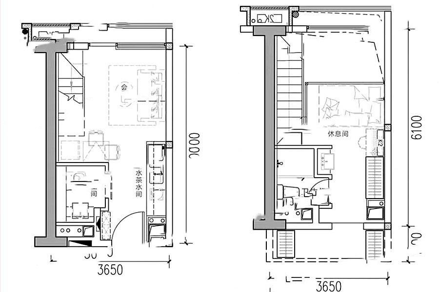 奧園領(lǐng)寓7棟01戶型 1室1廳1衛(wèi)1廚 30㎡