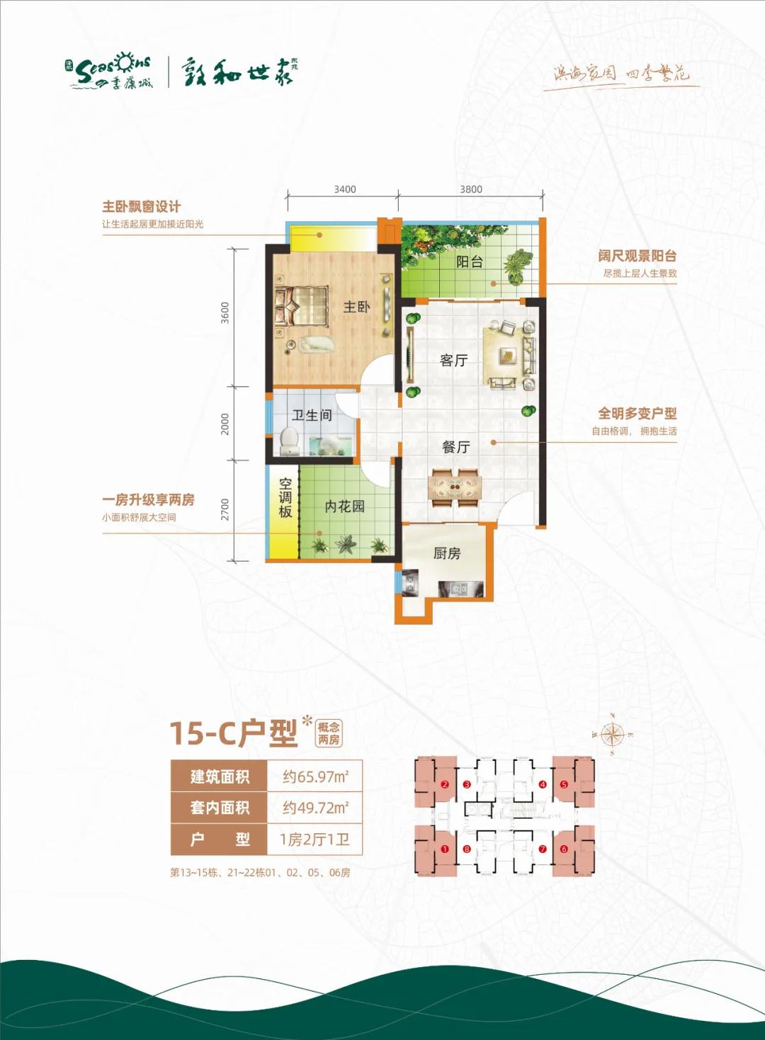 敦和世家D區(qū)·東苑 15-C戶型