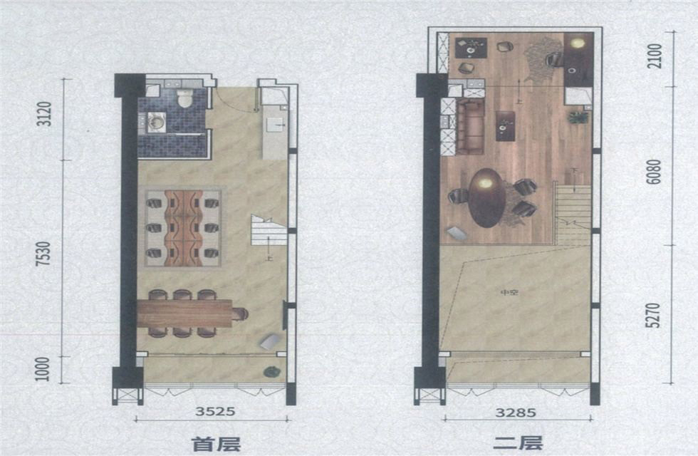 富力天海灣富力天海灣B戶型58㎡