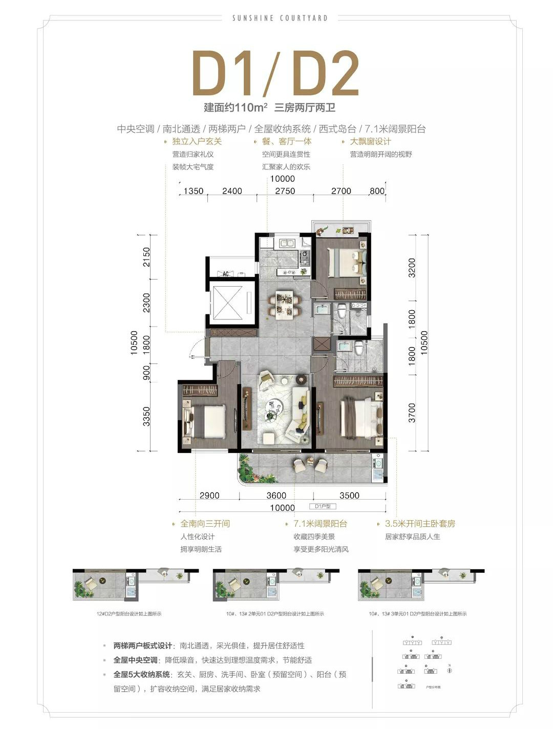 金隅·陽光郡金隅陽光郡三期 D1/D2戶型