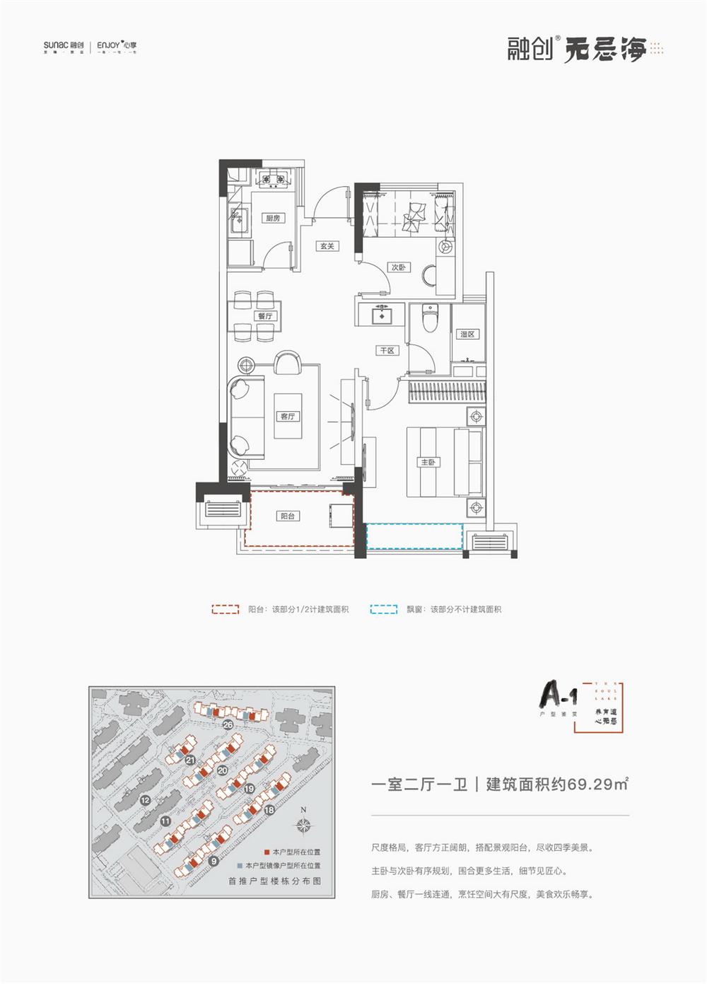 融創(chuàng)無忌海融創(chuàng)無忌海 A-1戶型