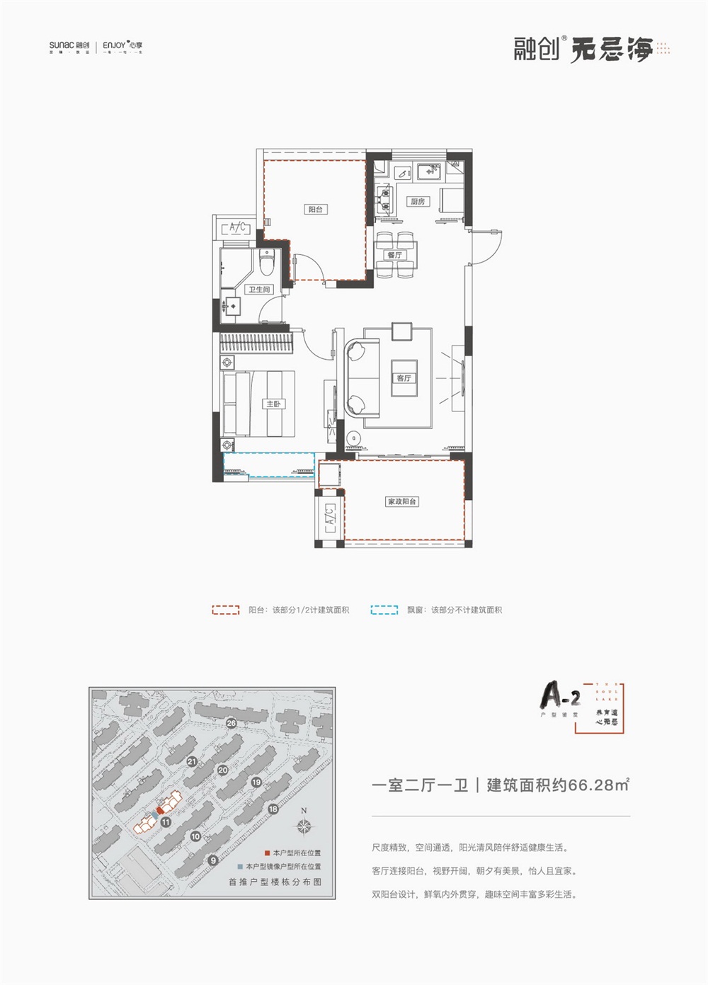 融創(chuàng)無忌海融創(chuàng)無忌海 A-2戶型