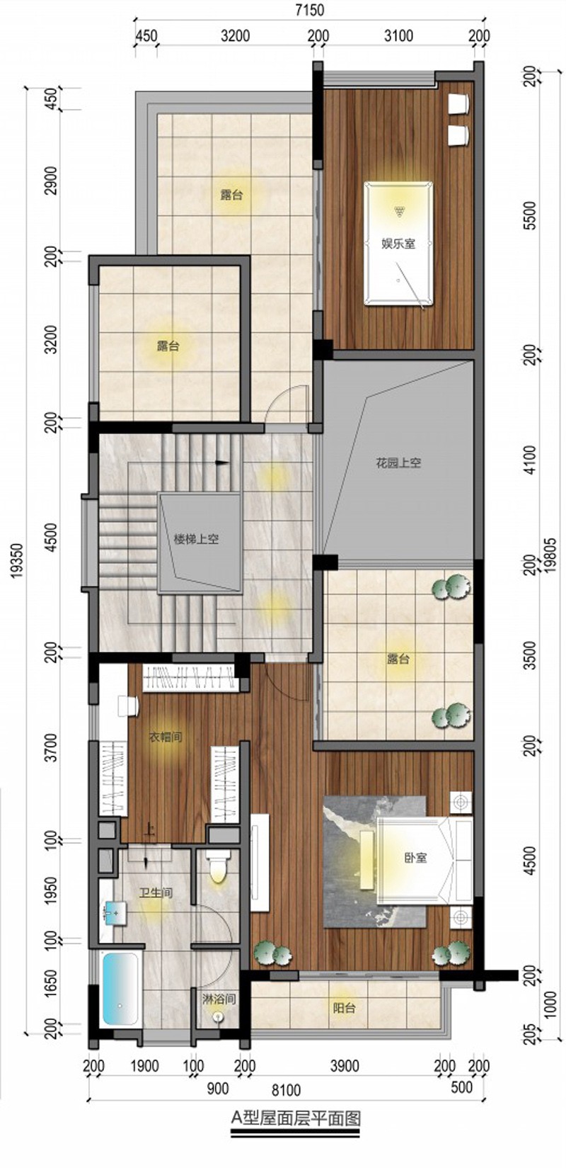 觀瀾湖·藝墅觀瀾湖·藝墅A型屋面層戶型圖