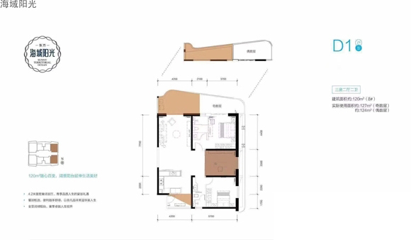 海域陽光海域陽光D1戶型圖