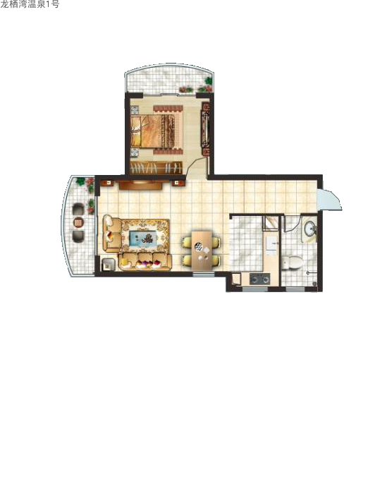 龍棲灣溫泉1號龍棲灣溫泉1號E戶型圖