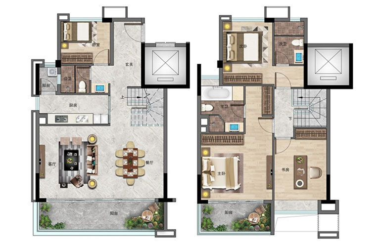 景業(yè)·白鷺洲臨高景業(yè)白鷺洲 4房2廳3衛(wèi) 建面172㎡