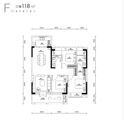 仁恒濱江園仁恒濱江園 F1戶型