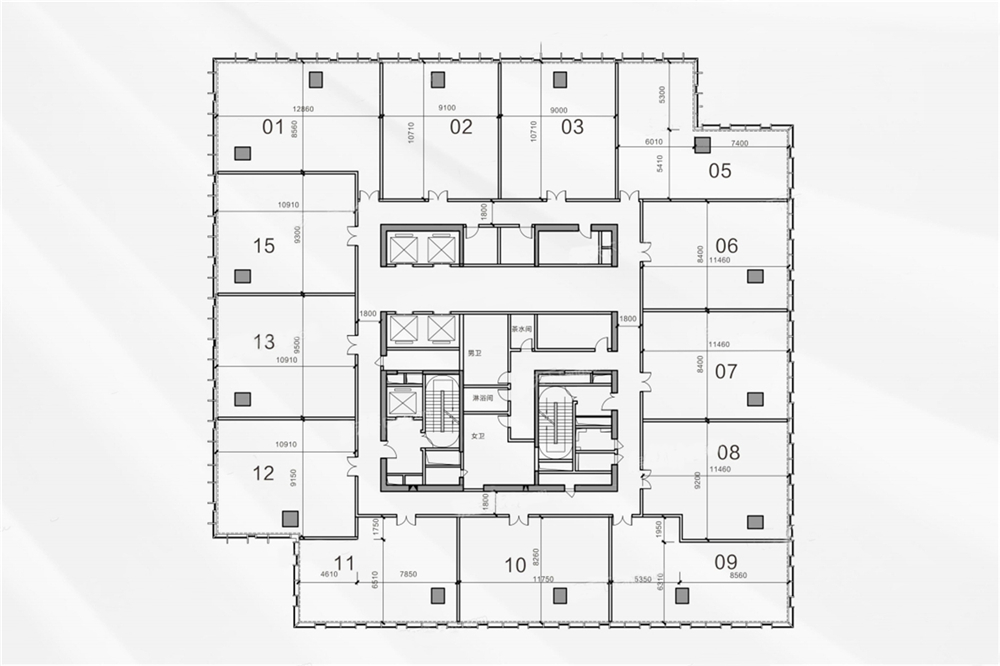 招商局大廈招商局大廈 開間建筑面積：151.75㎡