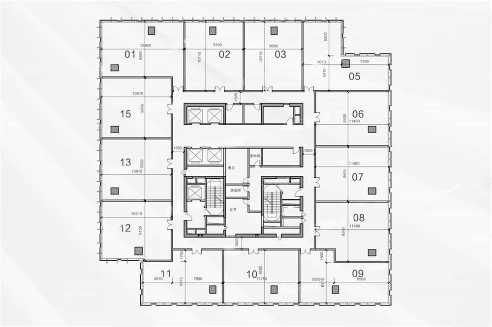 招商局大廈招商局大廈 開間建筑面積151.75㎡