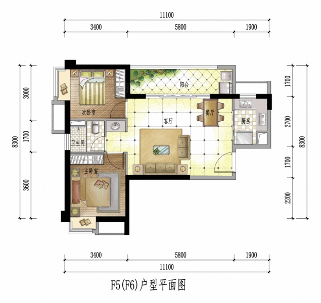 九洲保利天和4棟-5棟04、05戶型