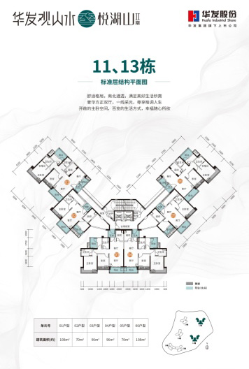 華發(fā)觀山水11,13棟03戶型