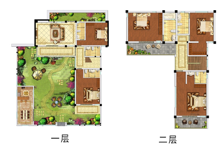 蒼海高爾夫國際社區(qū)云境三四期獨棟A戶型