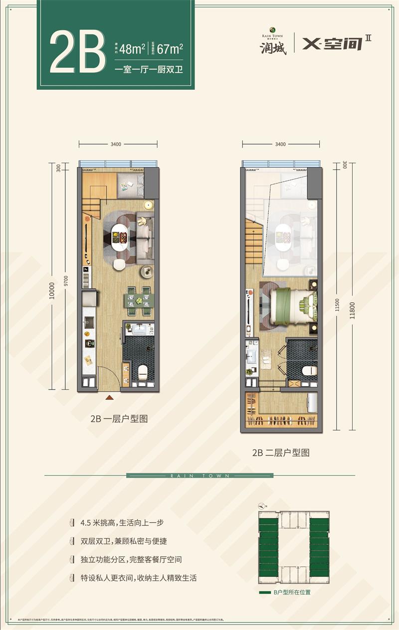 潤城三辰府潤城三辰府 2B戶型