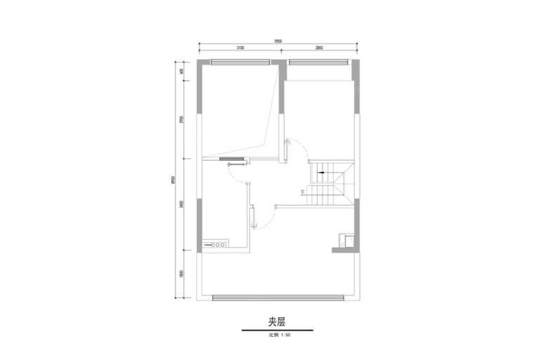 碧桂園舒漫的海loft戶型 建面54㎡